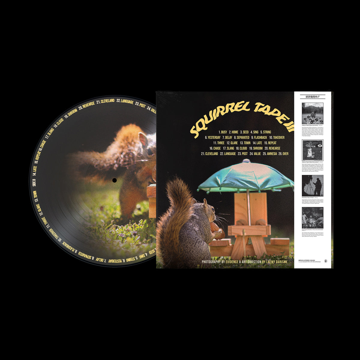 EVIDENCE SQUIRREL TAPE III レコード EVIDENCE SQUIRREL TAPE III レコード